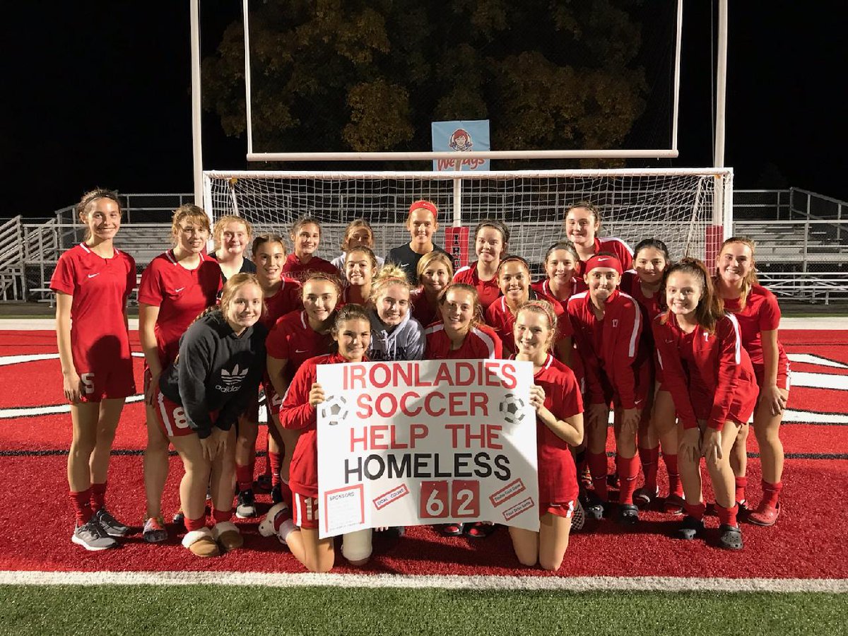 JonGroff2's tweet photo. Up to 62 goals so far on the season and we're not done yet! This correlates to over $620 raised to aid the homeless in our community. Let's keep it going ladies! https://t.co/px93mgClCj