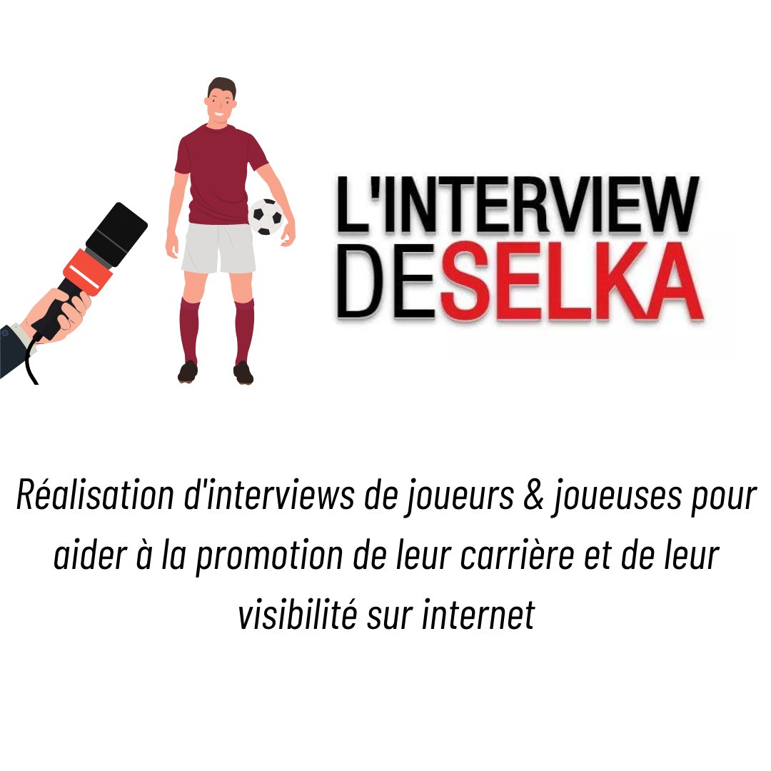 SocialFoot_fr's tweet photo. Bienvenue à notre nouveau partenaire L'interview de Selka ! 🤝
Site web : https://t.co/bghQJqd18c

#footballamateur #foot #socialfoot https://t.co/AtEYwl4OUU