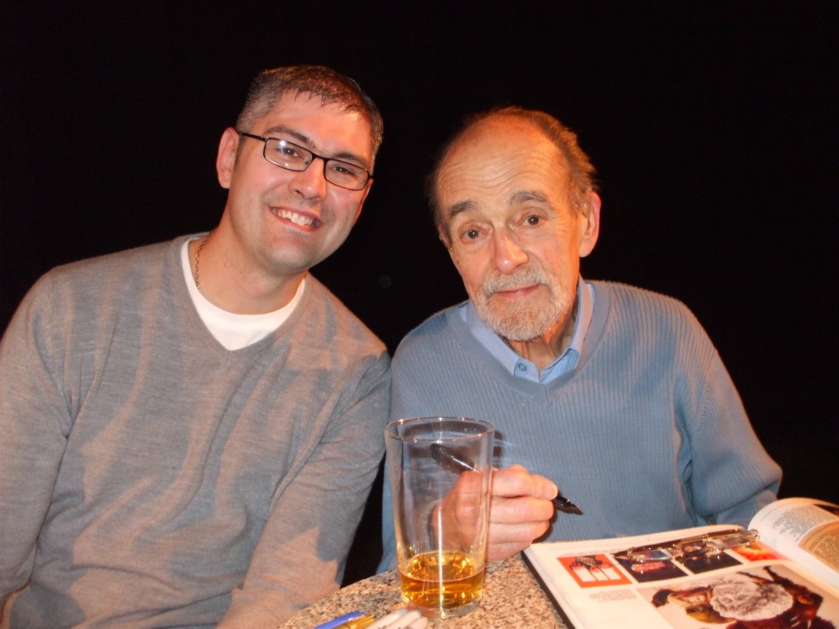 Today's Camping It Up star is Producer, Director and Writer and true gentleman, Barry Letts. This was taken at his last convention appearance in 2008, at a Fantom Films celebration of his time on the show. He was a little frail but as sharp as ever. A lovely man.