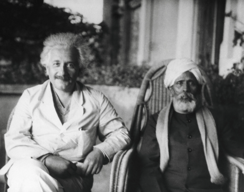 #ThrowbackThursday: Albert Einstein and Indian professor Dhondo Keshav Karve photographed together in the late 1920s.