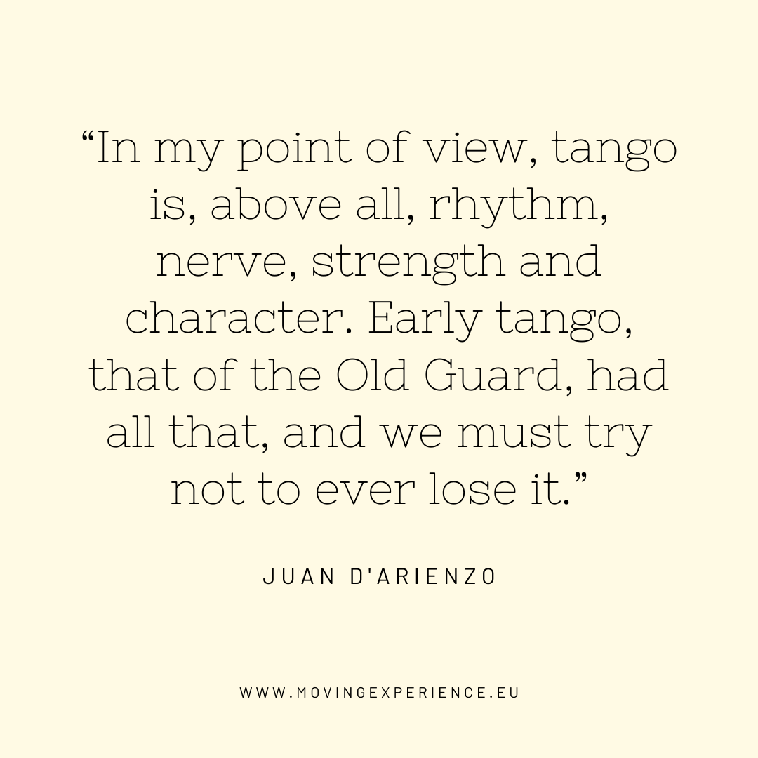 TanzbarTango's tweet photo. “In my point of view, tango is, above all, rhythm, nerve, strength and character. Early tango, that of the Old Guard, had all that, and we must try not to ever lose it.” -- Juan D'Arienzo
#TheMagicRoundaboutMilongas #traditionaltango #ArgentineTango #virtualmilonga https://t.co/1mrcPebSby