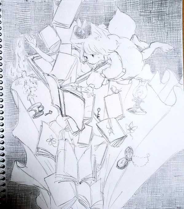久しぶりに無心に描いた絵、楽しかったっすー
状況はよくわかんない 