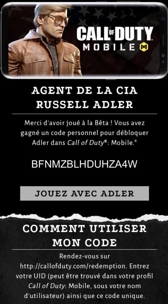 ApeXClanFR's tweet photo. Pour ceux qui jouent à Call of Duty Mobile... 👀

Ah, et... à 25 #RT sur ce tweet, on vous fait gagner des codes pour avoir un accès exclusif à la bêta de #BlackOpsColdWar sur Xbox et PC 😏 https://t.co/8UJ051m4Lq
