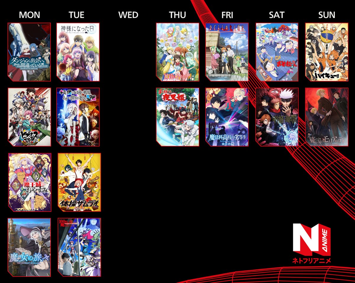 Netflix Japan Anime 秋アニメ 何観てる そろそろ今期アニメが 出揃ったタイミング ネトフリ で配信する作品は の画像の通り 皆さんはいくつ観てる ネトフリアニメ 秋クール