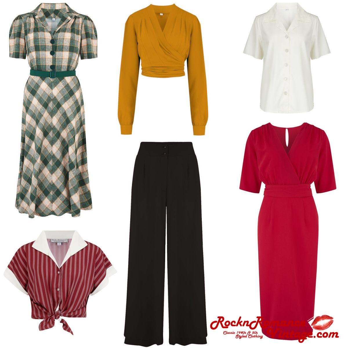 Have you seen the new autumn collection from Rock n' Romance?  I absolutely love the check dress but it is the separates that I would wear the most.  #Sponsored @rocknromancevintage
