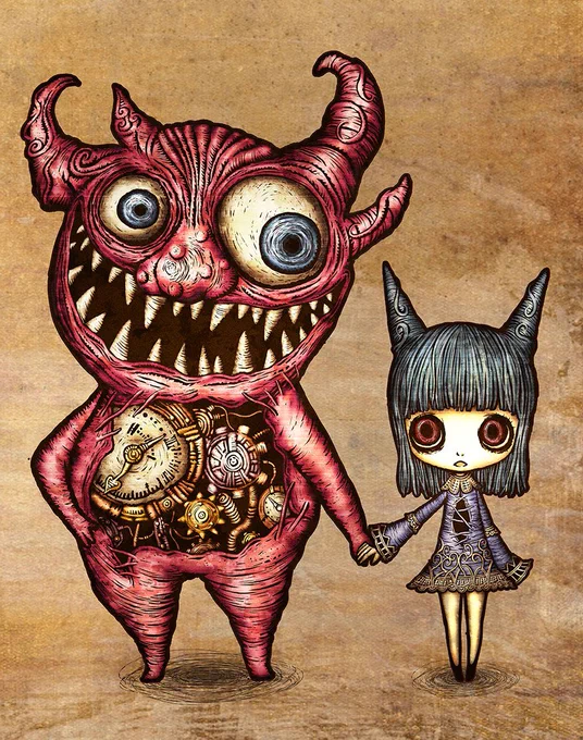 ツノ生やすの好き #このタグを見た人がツノ生えた創作キャラ貼ってくれる 