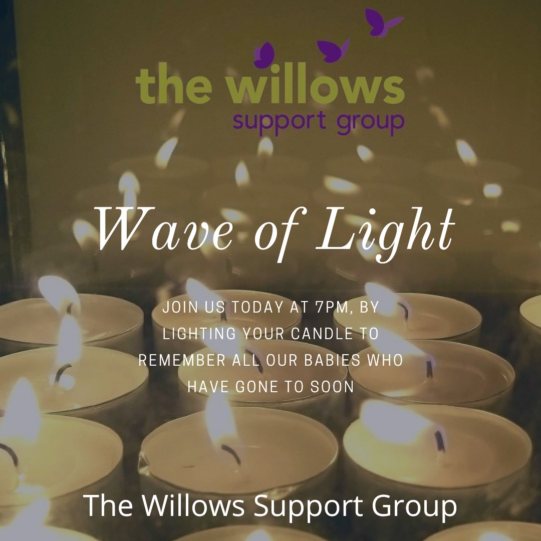 WillowsSupport's tweet image. Please join us in our Wave of Light. Please feel free to share your candle with us in the comments below &amp;amp;share your babies name. We are here to support you.

Break the silence. Break the taboo. You are not alone.
💖💙 
#BLAW2020 #babylossawarenessweek #waveoflight2020