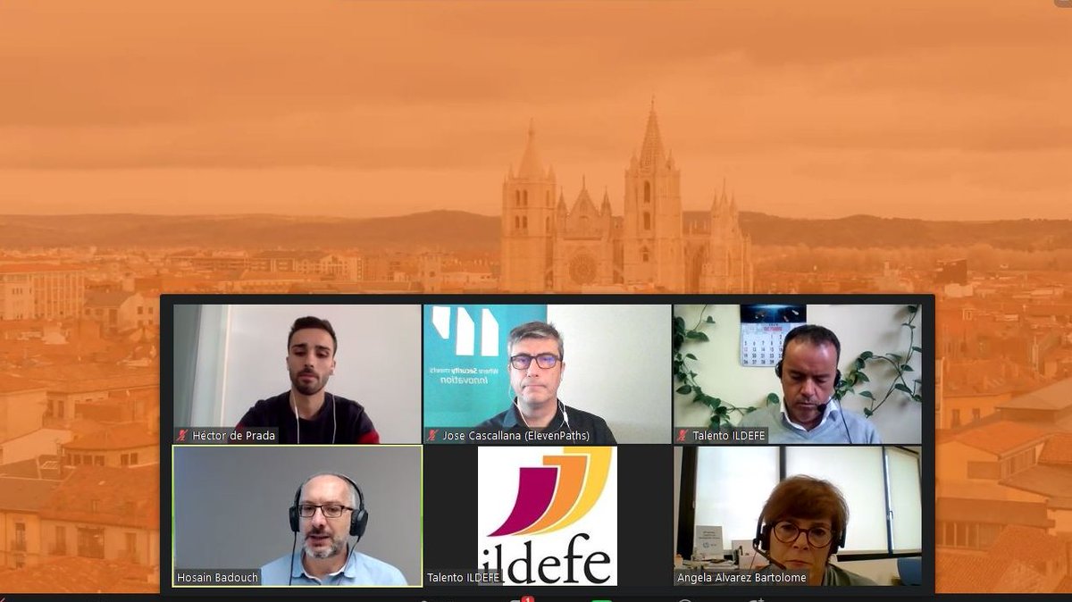 JoseCascallana's tweet photo. Gracias a @ildefe por la invitación y representar a @ElevenPaths a través de nuestro centro C4IN en #leonesp. La verdad ha sido un lujo compartir panel y experiencias con grandes ponentes:
Hosain Badouch #INDRA
@aalvarezleon #HPSCDS
@hdeprada4 #UNIQODERS
#TalentoLeon #CyberLeon https://t.co/OidfdYKgd0