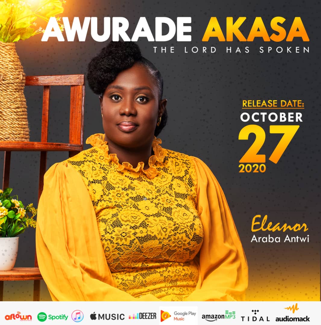 earabaantwi's tweet photo. NEW SONG ALERT!!!
AWURADE AKASA WILL BE OUT ON THE 27TH OF OCTOBER, 2020
Teaser: https://t.co/RwRMZJ7Agv
The LORD HAS SPOKEN!!!
Stores: https://t.co/nv0VNDSLhK
#AwuradeAkasa
#TheLordHasSpoken
#EleanorArabaAntwi
#EAAM https://t.co/vnctgev2js