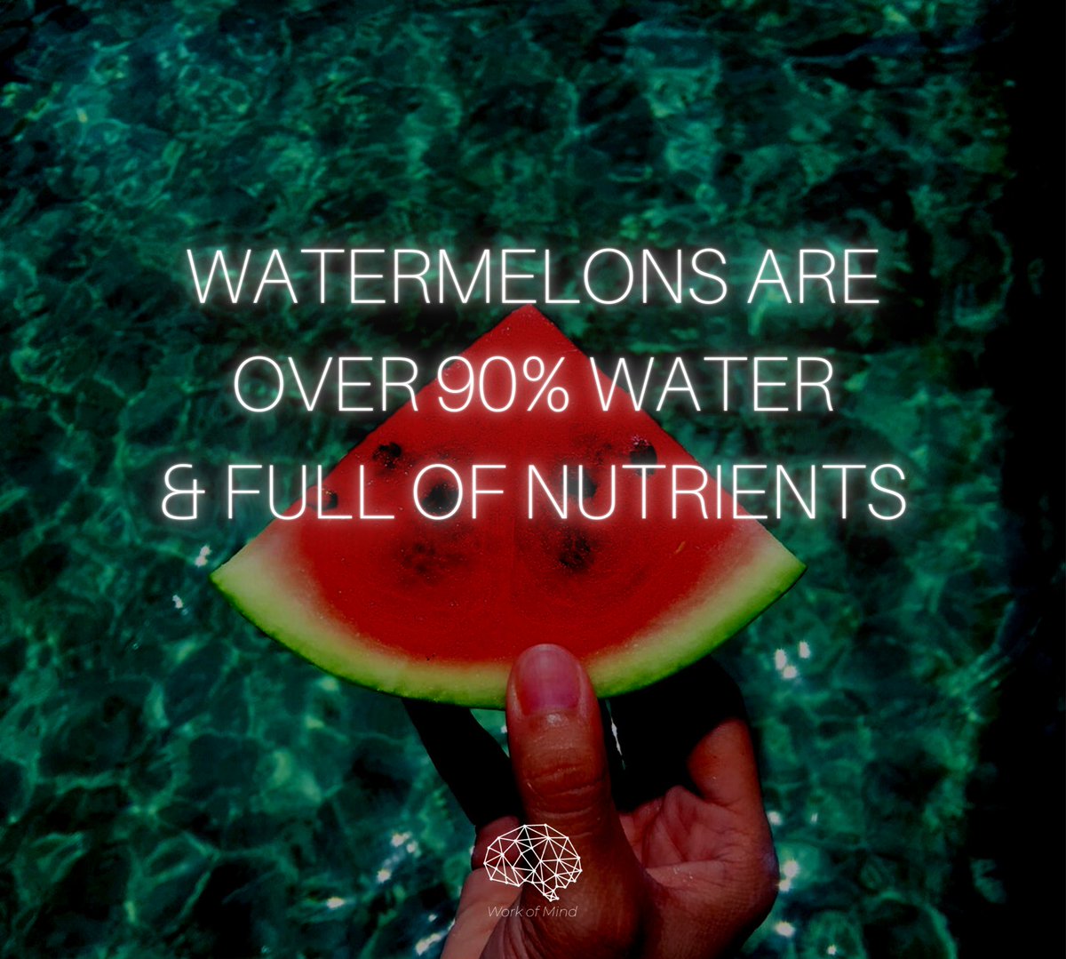 _workofmind's tweet photo. Hands up if you're drinking less water since working from home? 🙌🏻 Here's a tasty way to stay hydrated AND get your daily dose of nutrients! 🍉

#watermelon #stayhydrated #stayfocused #stayhealthy https://t.co/VqrglRbv3P