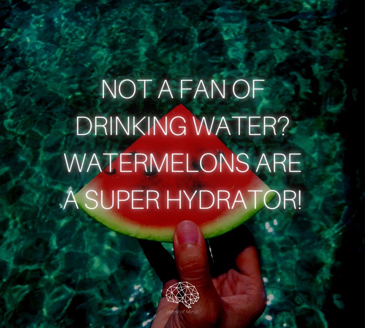 _workofmind's tweet photo. Hands up if you're drinking less water since working from home? 🙌🏻 Here's a tasty way to stay hydrated AND get your daily dose of nutrients! 🍉

#watermelon #stayhydrated #stayfocused #stayhealthy https://t.co/VqrglRbv3P