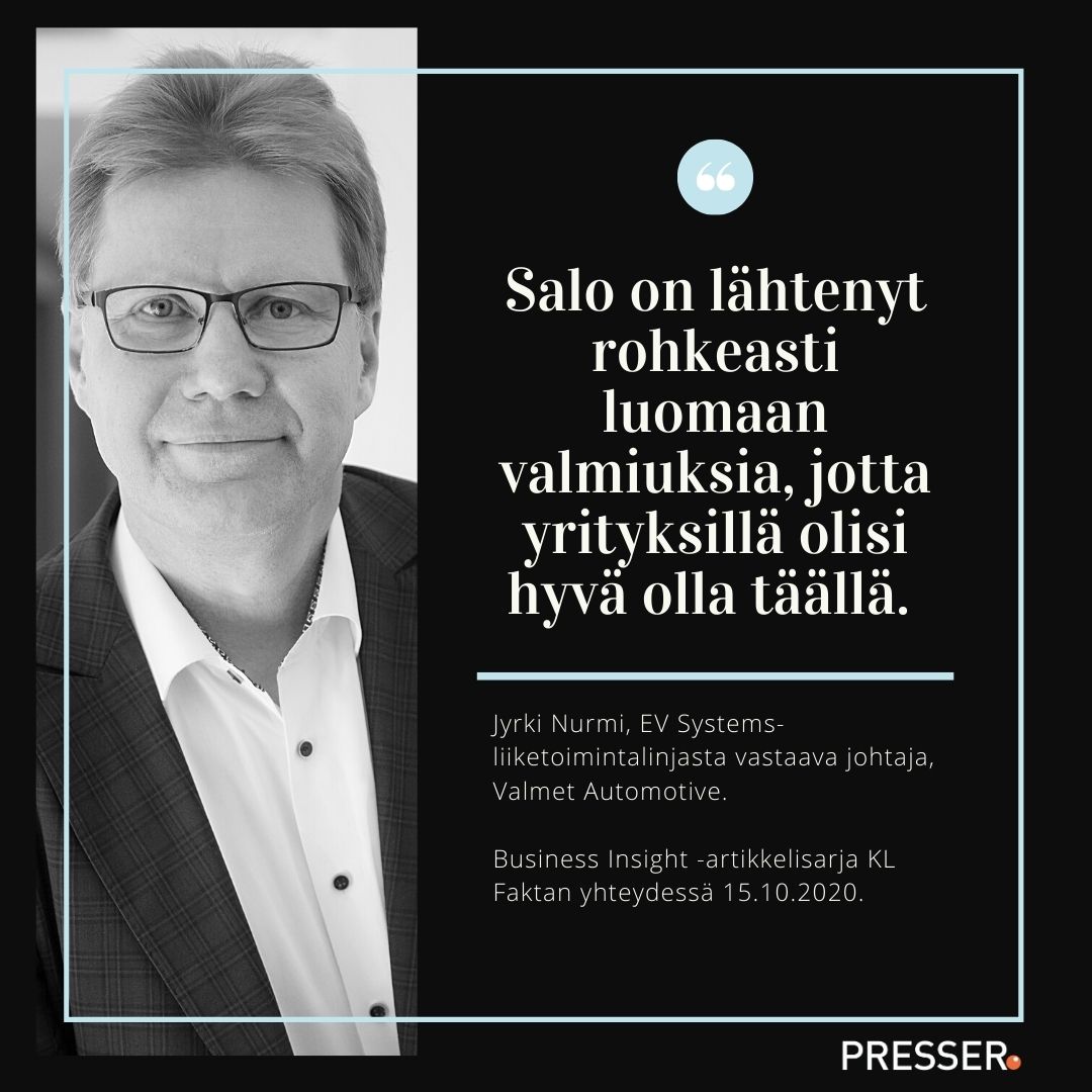 Yritysten sijoittumisesta me pyrimme olemaan Salossa parhaita! #investinsalo #rethinksalo