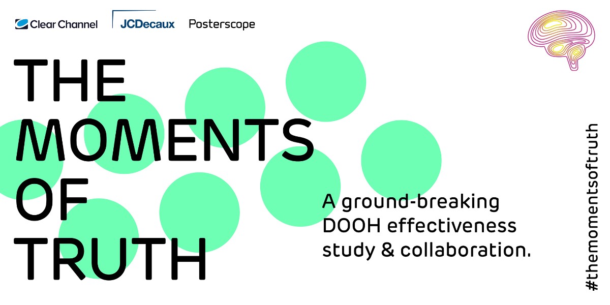 Posterscope's tweet photo. Fingers crossed for @Posterscope @clearchanneluk @JCDecaux_UK #TheMomentsofTruth #OOH research project. Amongst strong competition in today's @MediaWeekAwards for #collaboration https://t.co/eY1U27Kivl #TMOT #dynamic #DOOH https://t.co/9UWbSPcXlx