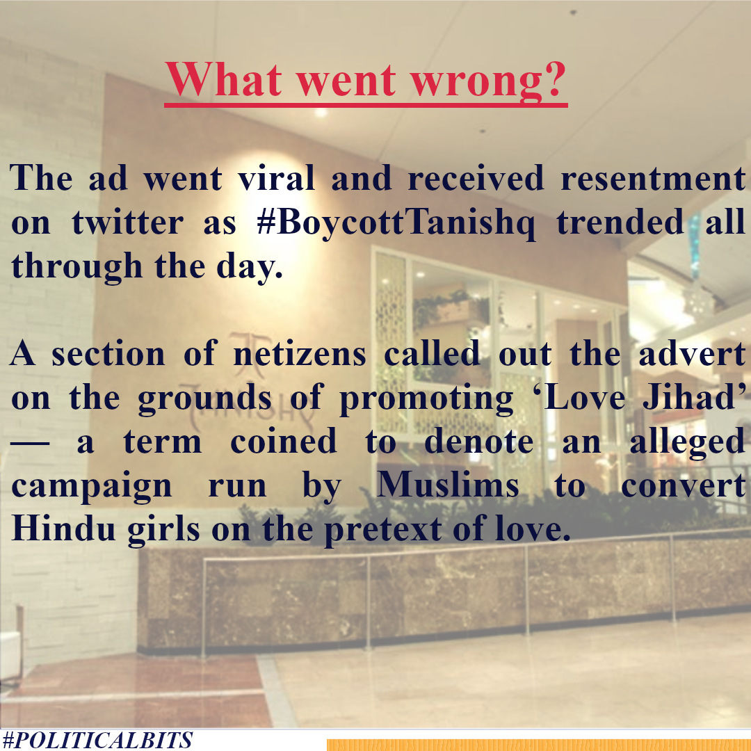 BitsPolitical's tweet photo. All you need to know about Tanishq Ad Controversy. https://t.co/gEgvZje0hT