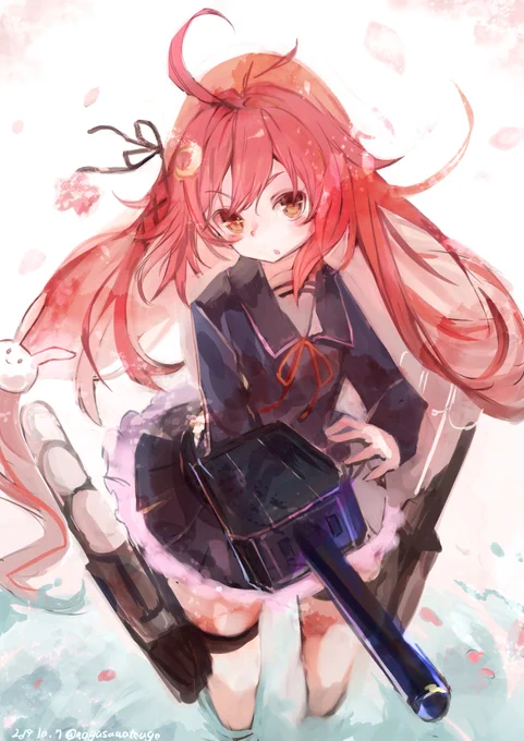 #卯月進水日 #艦これ
進水日オメデトウ再掲…!! 