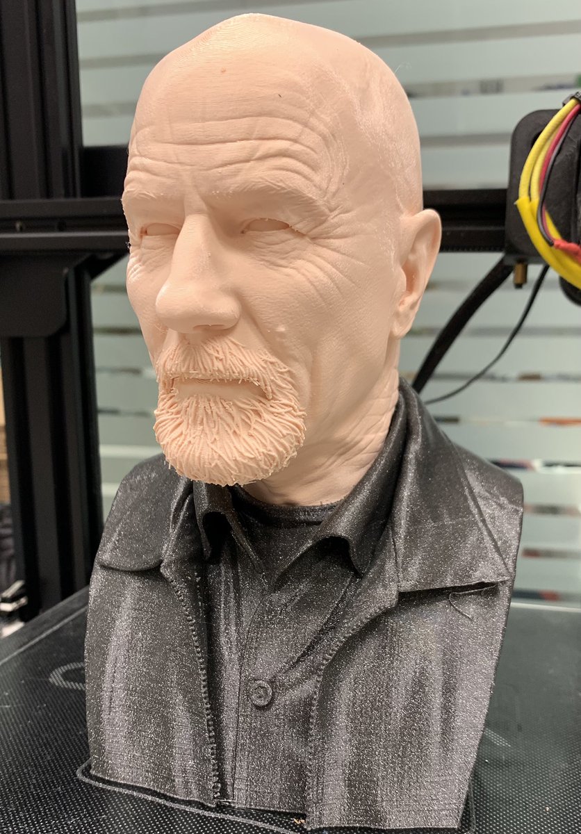 innovaland3d's tweet photo. Busto Walter White de breaking bad.
👉 Cabeza: Skin tone 1 @Sakata3D
👉 Cuerpo: Filavip Splash Grey
.
.
.
#walterwhite #breakingbad #pla850 #sakata3d #sakata3dfilaments #filavip #innovaland #3dfilamento #3dvip #3dfilamentos #innovaland3d #impresion3d #3dprinting https://t.co/3hb7SnRQEr