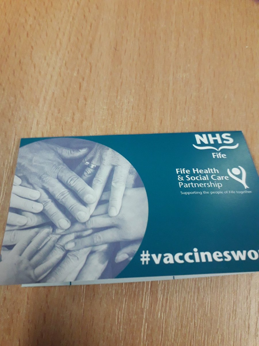 Got my #FluVaccine todaythrough a very efficient peer vaccination programme #VaccinesWork 
Thanks @KellyBirrell @KimMacpherson @nhsfife