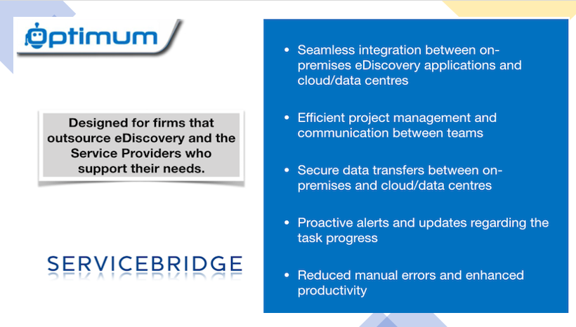 ligl_io's tweet photo. Are you looking for self-serve case management, hold, preservation and collection services? Read about #Optimum #ServiceBridge which brings all under one umbrella to deliver End-to-End #eDiscovery as a managed service to corporate clients.
https://t.co/KV7zwsdU2Z
#legaltech https://t.co/ISscbp59RN