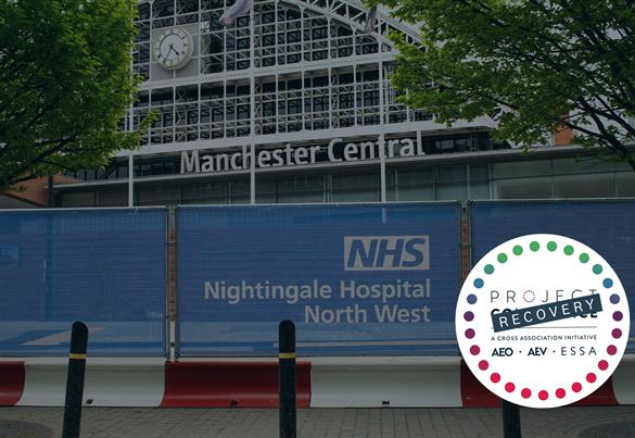 MACHexhibition's tweet photo. The £70 billion event industry is being called upon again to support the NHS Nightingale effort 
🟢 It HAS BEEN absolutely pivotal in the UK's COVID-19 recovery 
🔴 It CAN BE absolutely pivotal in the UK's economic recovery

… but we must act now to protect it! 
#ProjectRecovery https://t.co/u9AlCChgXq