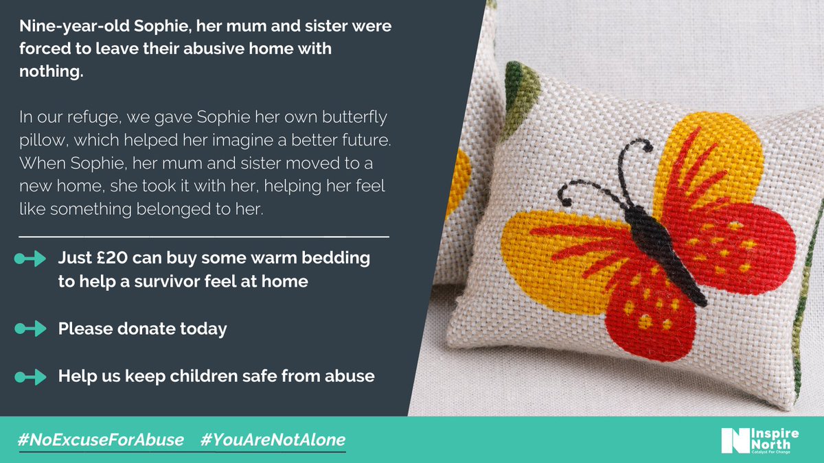 When child survivors of #DomesticAbuse move into our refuge, we want to give them warm bedding and something that is theirs. Can you support our appeal? Please share and donate to keep children #SafeFromAbuse.

virginmoneygiving.com/fund/safefroma…