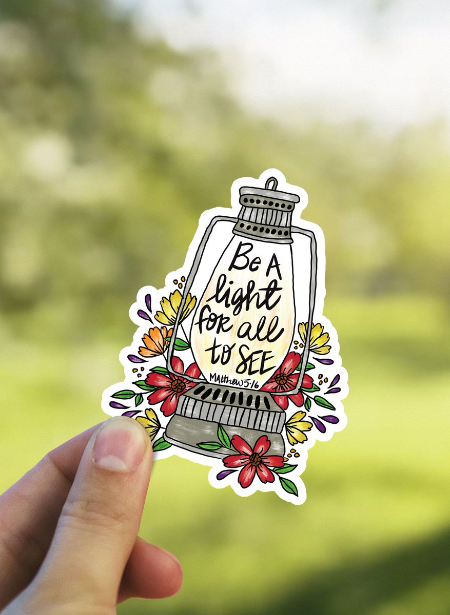 Be the light.....
...
#bealight #matthew5:16 #lantern #bethelight #heirloomink #stickers #stickershop #standwithsmall #freeshippingetsy #etsyshop #etsysellers #etsy #shopsmallnc #shopsmall #waterproofstickers #waterproofsticker #stickersofinstagram #stickerlover #stickerobsessed