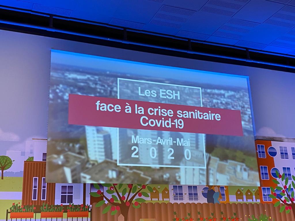 Hommage aux personnels des #ESH engagés auprès de nos locataires pendant la crise 
#AGESH2020