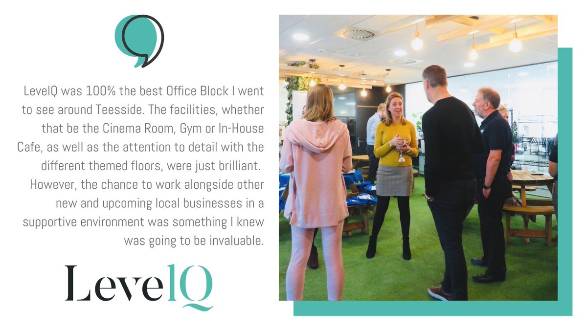 LevelqO's tweet image. Nothing makes us happier than tenant #Testimonials as brilliant as this! ✨ Looking for an #OfficeBlock filled with supportive, like-minded individuals?  You know what to do... 👉 levelq.co.uk