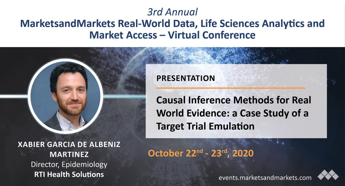 RTI Health Solutions (@rtihs) on Twitter photo Join Xabier Garcia de Albeniz for a presentation on #causalinference methods for #realworldevidence (#targettrial emulation case study) at the #RWD, Life Sciences Analytics & Market Access Conf. ow.ly/9vDo50BHUCR #RWE <a href="/xabieradrian/">Xabier G. de Albeniz</a> Join Xabier Garcia de Albeniz for a presentation on #causalinference methods for #realworldevidence (#targettrial emulation case study) at the #RWD, Life Sciences Analytics & Market Access Conf. ow.ly/9vDo50BHUCR #RWE <a href="/xabieradrian/">Xabier G. de Albeniz</a>