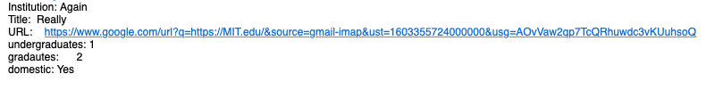 Gmail has started rewriting the URLs in incoming TEXT-based email. 

I have a contact form at #DigitalCorpora. I filled it in my home page and this is the email that I received in gmail. 

Apparently they have been doing this for HTML-based email for some time now.