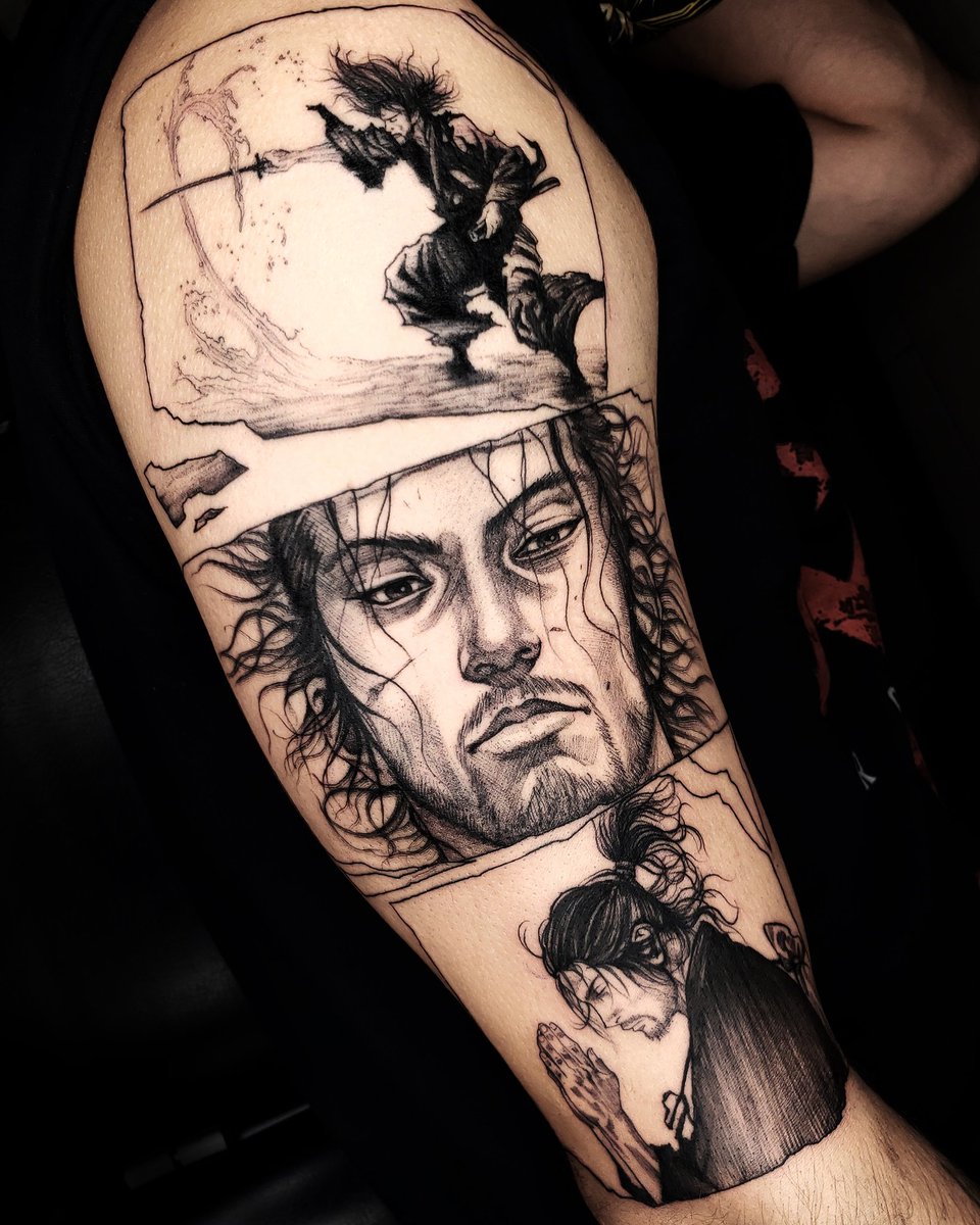 tattoo  vagabond tattoos Ive done in the last few months Which 1 is ur  favorite  Anime tattoos Tattoos Picture tattoos