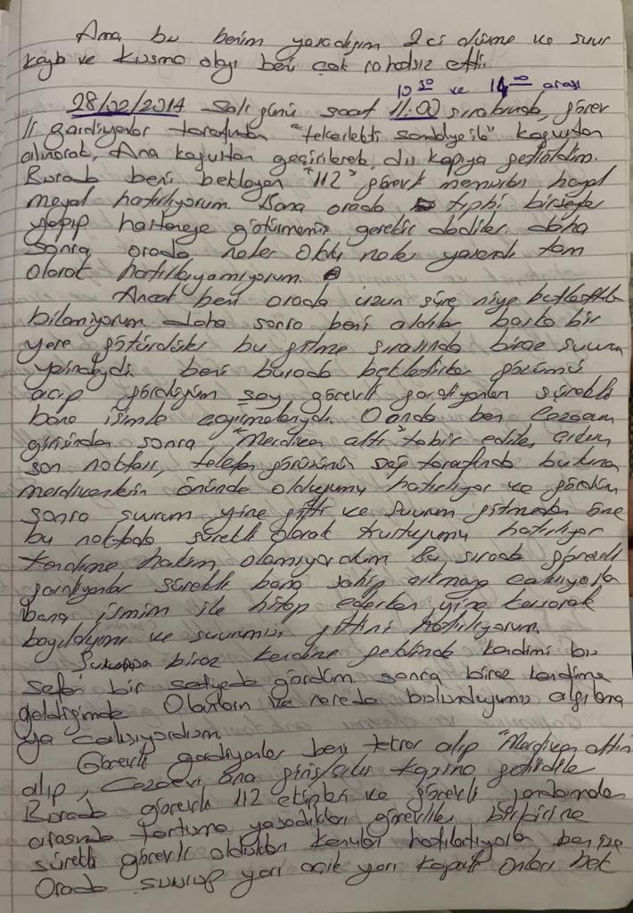 TutukluHastalar's tweet photo. SÖYLEYECEK SÖZ BULAMIYORUZ! 

KHK'lı Mustafa Kabakçıoğlu’nun cezaevinde tuttuğu günlüğü yayınlandı

Yürüyemediği için tekerlekli sandalye istiyor, sandalye için adeta yalvarıyor ve "Beni tekerlekli sandalyeye kelepçeleseniz olmaz mı?"diye rica etmek zorunda bırakılıyor
@HurAyse https://t.co/ngjTk74vbZ
