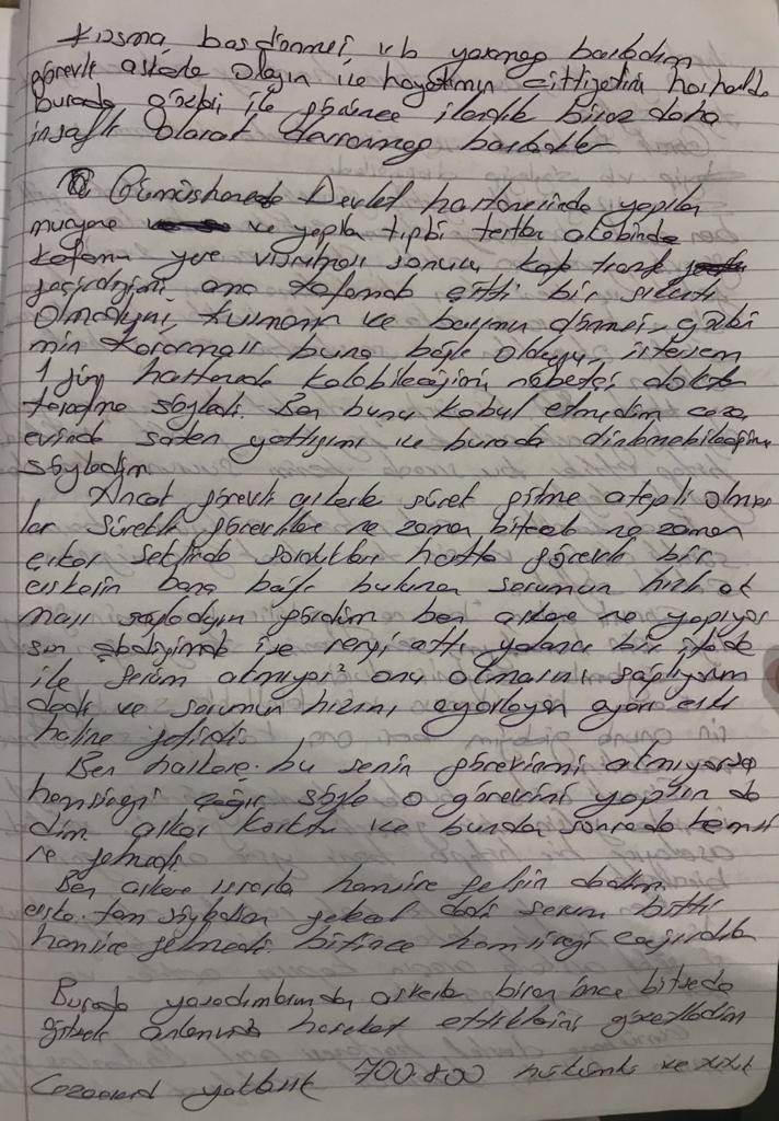 TutukluHastalar's tweet photo. SÖYLEYECEK SÖZ BULAMIYORUZ! 

KHK'lı Mustafa Kabakçıoğlu’nun cezaevinde tuttuğu günlüğü yayınlandı

Yürüyemediği için tekerlekli sandalye istiyor, sandalye için adeta yalvarıyor ve "Beni tekerlekli sandalyeye kelepçeleseniz olmaz mı?"diye rica etmek zorunda bırakılıyor
@HurAyse https://t.co/ngjTk74vbZ