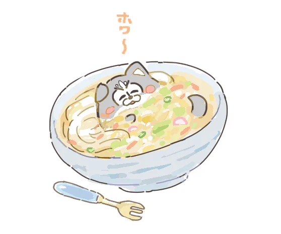 あんかけいぬぬおうどん 