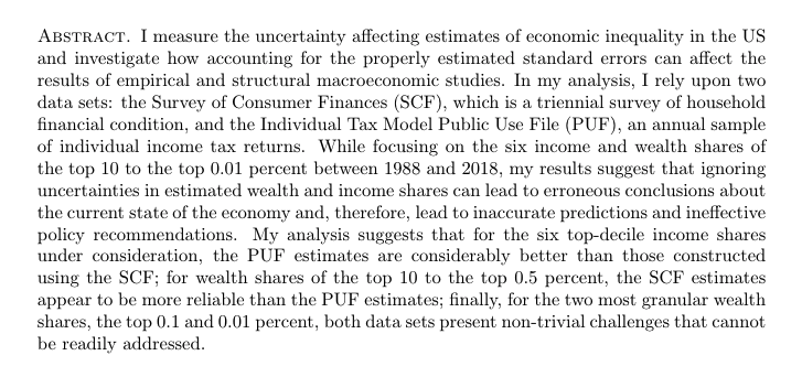 Marta BoczońJMP: "Quantifying Uncertainties in Estimates of Income and Wealth Inequality"Website:  https://www.martaboczon.com/ 