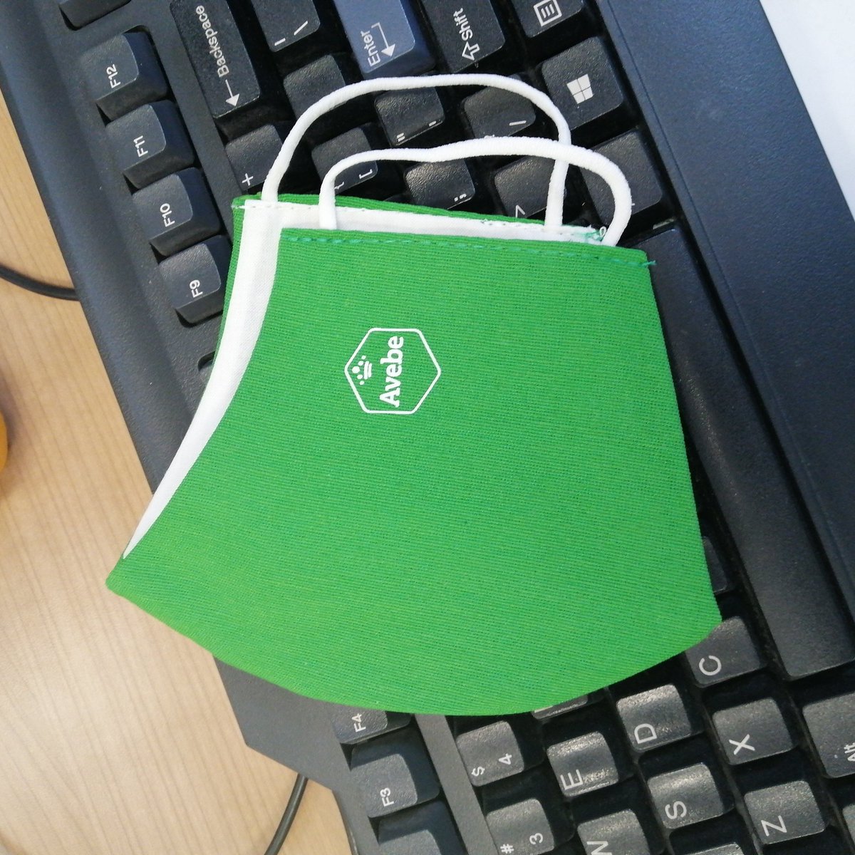 securitytofire's tweet image. Nu ook op deze werk plek mijn eigen mondkapjes @Avebe_group bedankt!