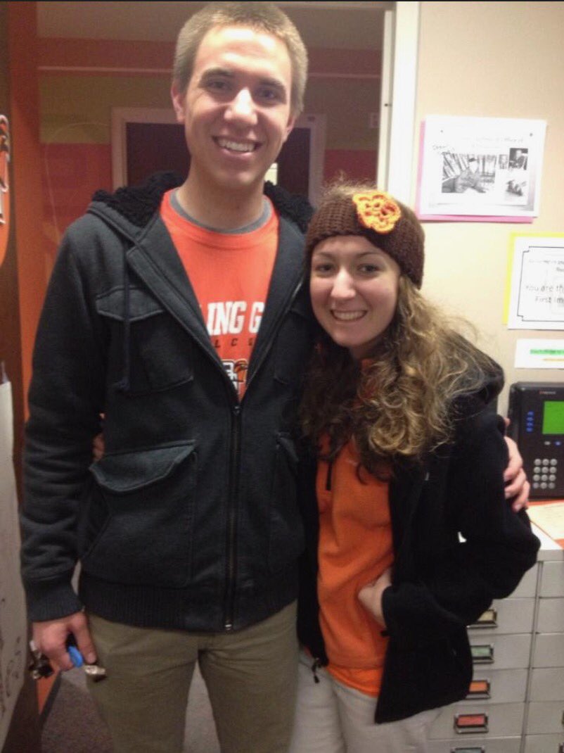 BGSUTours's tweet photo. It’s #ThrowbackThursday !
Drew Small is featured today! He started in the TG program as a tour guide, and became an STC! After graduating, he was hired as an Admissions Counselor for 3 years before accepting his current job as our Regional Admissions Counselor based in Chicago! https://t.co/TUwV039nDZ