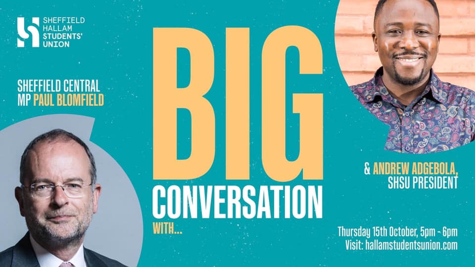 📢ATTENTION📢
Do you have a spare hour?
Do you want to know why SHU is being allowed to put people over profit?

Come and Ask 

hallamstudentsunion.com/ents/event/495…