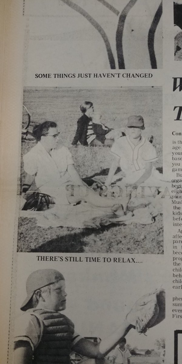 Remember, even in a world where it seems like there are stressful situations almost everywhere we look, there is still time to relax in one of our parks.  #1971newsclip #ThrowbackThursday
