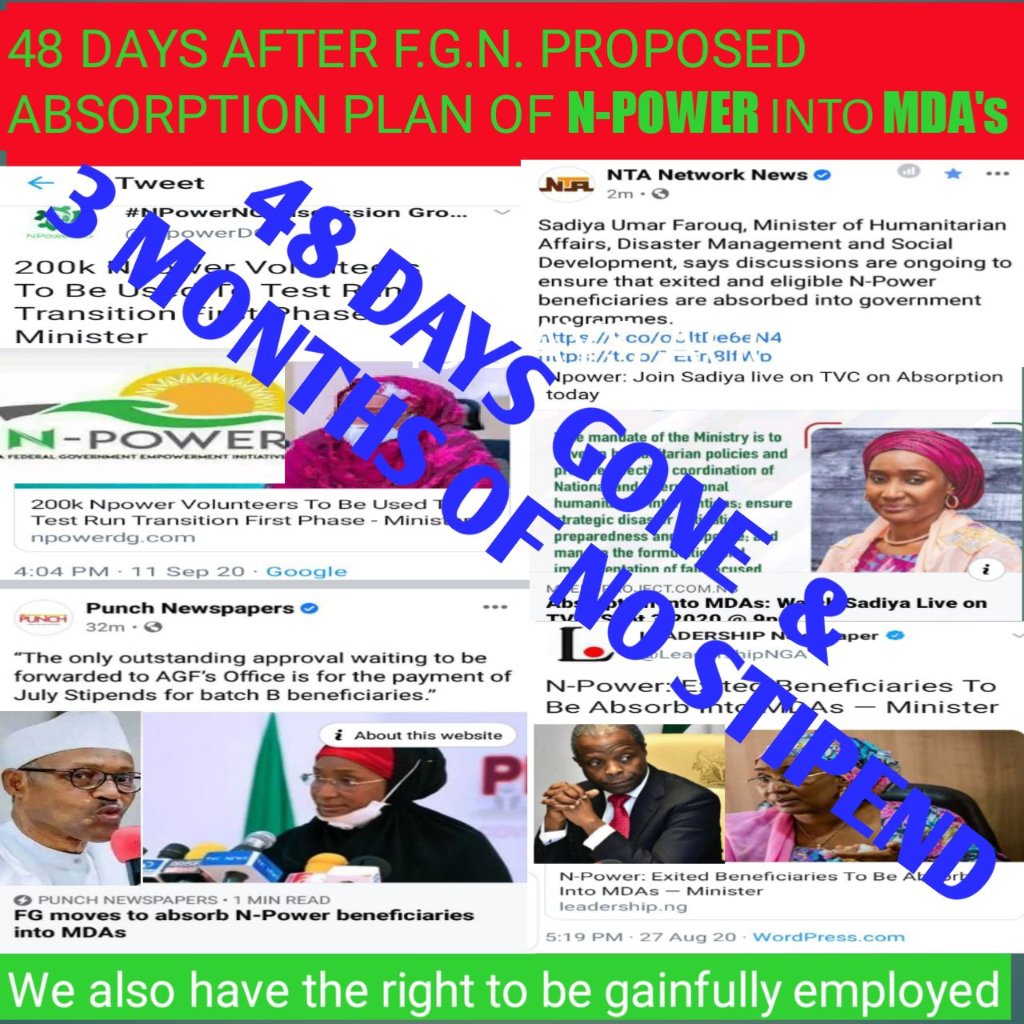 Christbeloved00's tweet photo. #NpowerCries .Youths treated as trash,500000 Npower graduates dismissed no absorption no exit package but NASS earn millions monthly.

#EndSWAT 
#EndBadGovernanceinNIGERIA 
#EndAsuuStrikeNow 
#EndNpowerDisengagementNow
#EndNpowerDisengagementNow
#EndNpowerDisengagementNow https://t.co/rzRdPkcZDp