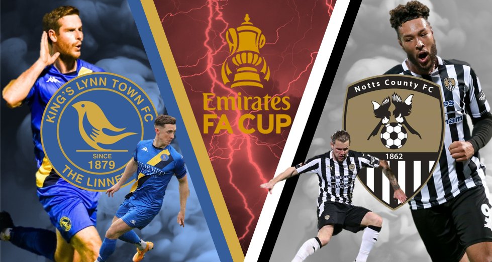 King's Lynn Town FC on Twitter "FACup Fourth Qualifying Round 🏆 🔵🟡 King's Lynn Town v Notts
