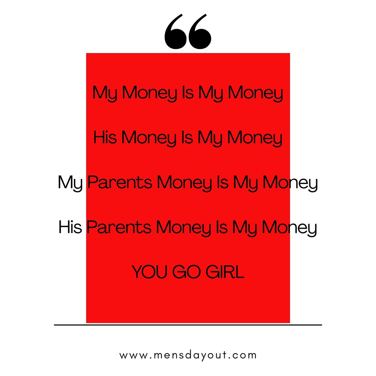 Laws in India

🔹️A woman in India has full rights over her parental, husband's as well as shared matrimonial home 

🔹️What do Men get from women? No share in her owned/parental property

🔹️Feminist NGOs will still tell u how patriarchy exists &amp; #Alimony is their birth right