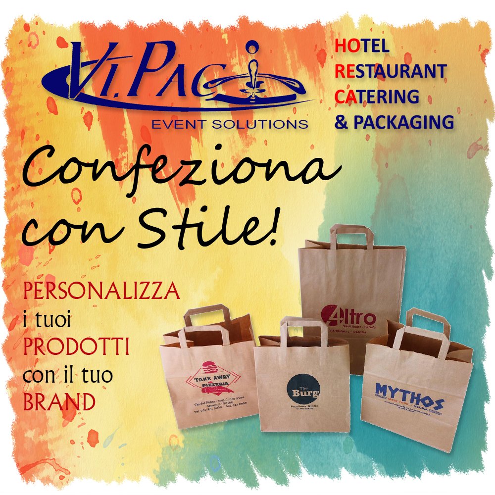 vipacsrl's tweet photo. Dai un tocco PERSONALE agli articoli che acquisti 🔺🔵🔶
Contattaci per personalizzare gli #shoppers e tanti altri articoli con il tuo #brand!
✉️commerciale@vipac.it
📞090694504
WApp 3286226203
🌐https://t.co/9i7YFZokky
#vipac #horeca #packaging #asporto #kermesse #imballaggi https://t.co/YI9foAhriT