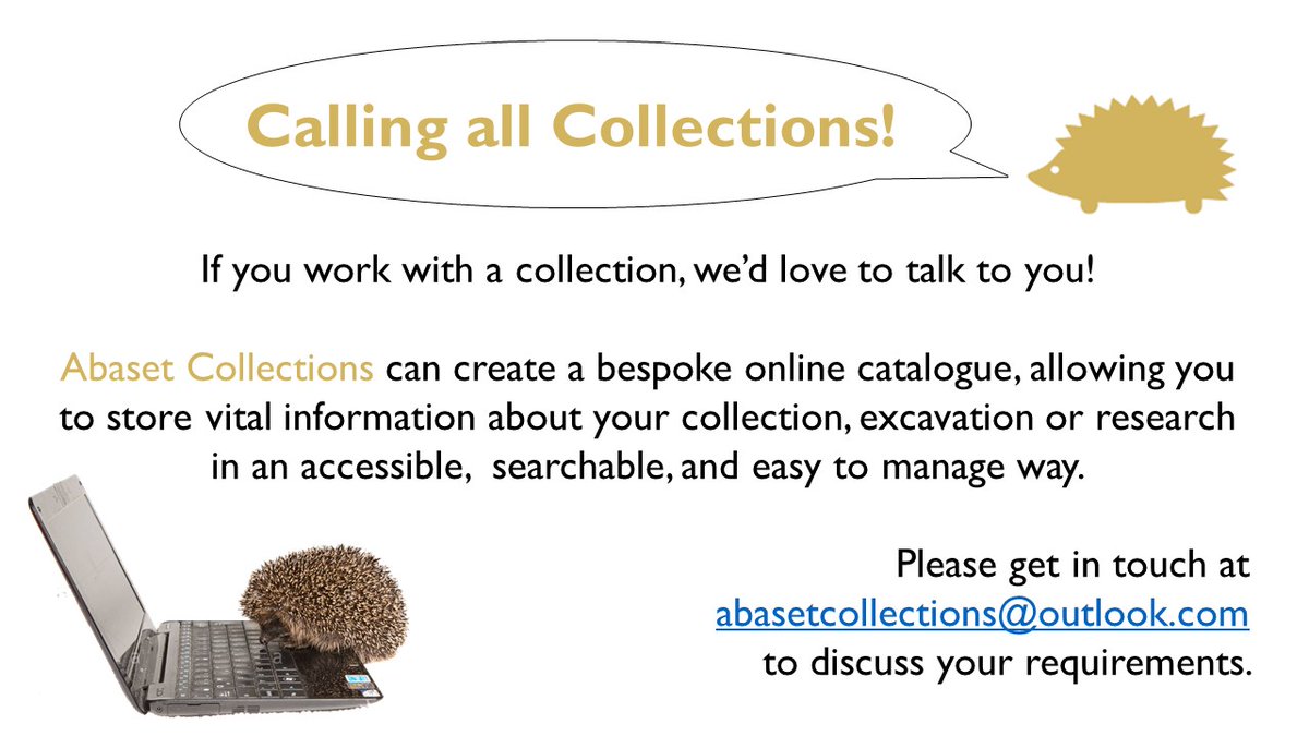 Can you believe it's been a week since we launched the Egypt Centre Online Collection? Please keep the feedback coming!
We're also looking to expand the Abaset family - if you would like a quote for creating your very own virtual collection, please do get in touch! https://t.co/Ce2vn8kCnu