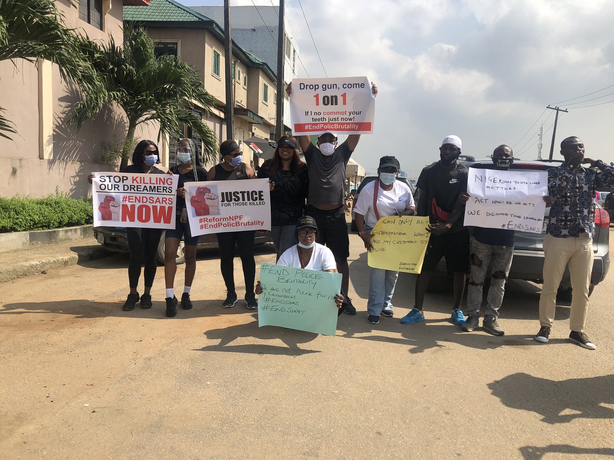 el_linkin's tweet photo. I’m proud of my hood! Turn up mad! #sorosokewerey #SARSMUSTEND #OguduProtest https://t.co/xaCuqFErQv