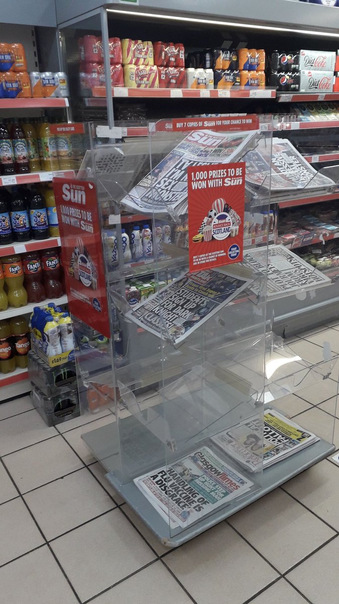 DrlingGarry's tweet photo. Garry.theSun
Get down to U Save 55 Drumilaw Road G73 4ns and Gazali will be delighted to greet you and purchase your #TheSun and enter you for #BouncebackScotland https://t.co/p97u916mTl