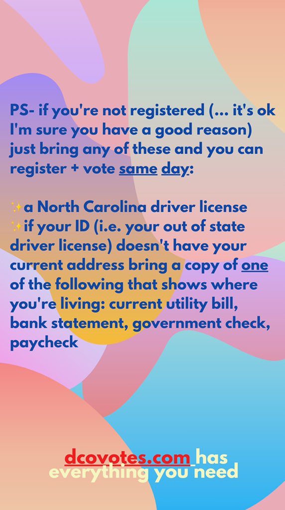 mahsa (@mahsataskmd) on Twitter photo Today’s the day! #EarlyVoting starts today in NC - here’s some super simple info for folks at <a href="/DukeMedSchool/">Duke University School of Medicine</a> and <a href="/DukeU/">Duke University</a>! For more and to check wait times (yes, you can do that this year!!) visit dcovotes.com Today’s the day! #EarlyVoting starts today in NC - here’s some super simple info for folks at <a href="/DukeMedSchool/">Duke University School of Medicine</a> and <a href="/DukeU/">Duke University</a>! For more and to check wait times (yes, you can do that this year!!) visit dcovotes.com