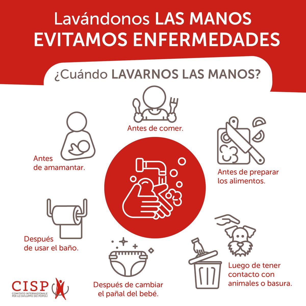 #DiaMundialDelLavadoDeManos ratificamos la importancia e implicaciones de esta sencilla acción en la salud. Con la pandemia por la Covid-19, el reforzamiento de este hábito es prioridad para todos, ya que es una de las principales medidas de prevención #ManosLimpiasSalvanVidas