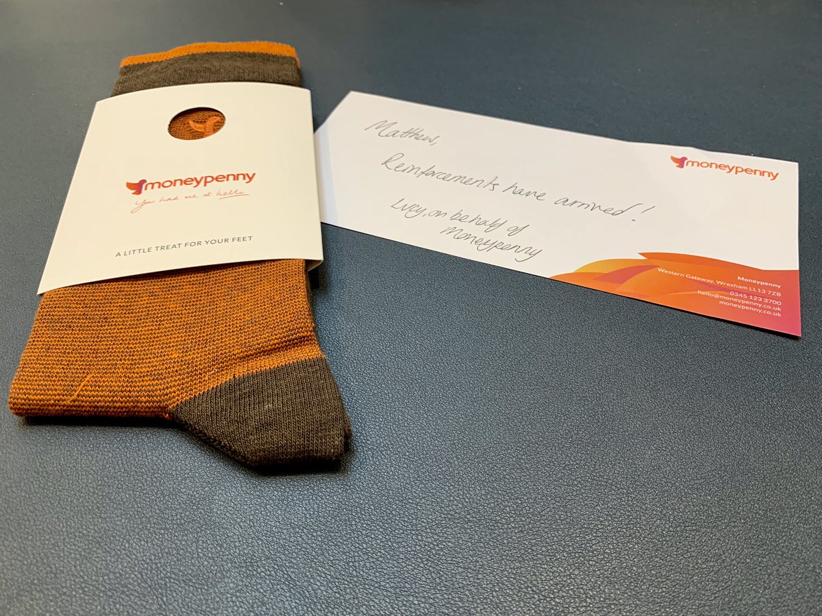 Not only do they answer the phone efficiently, <a href="/Moneypenny/">Moneypenny</a> also send replacement socks super fast! 😍 🧦