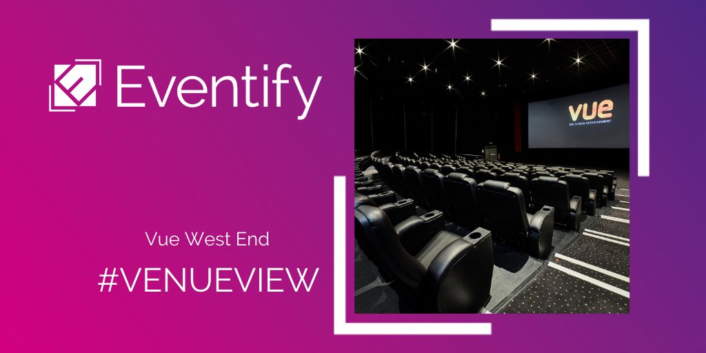 EventifyUK's tweet photo. (2/2) Currently, @vuecinemas can accomodate #businessmeetings for up to 30, with catering delivered to seats in packed and sealed boxes. Private screenings are also possible subject to socially distanced capacities! Contact #Eventify to discuss https://t.co/ccRGt0le8G #VenueView https://t.co/CpdzHHyRPf