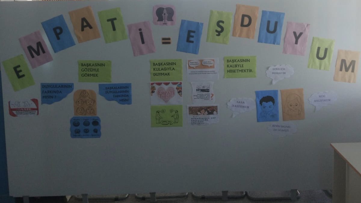 erasmus_k101's tweet photo. Proje kapsamında hazırladığımız empati köşemiz🤩 #ErasmusDays 🎉🎊 @ulusalajans @izmir_ilmem @ilce_mem @EUErasmusPlus https://t.co/wHwDImGYnc
